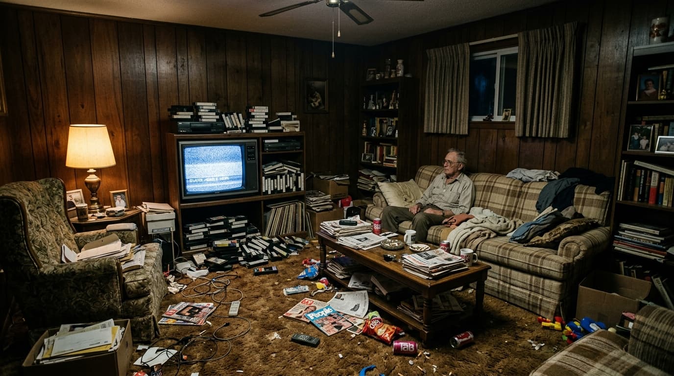 Luxury living room before renovation